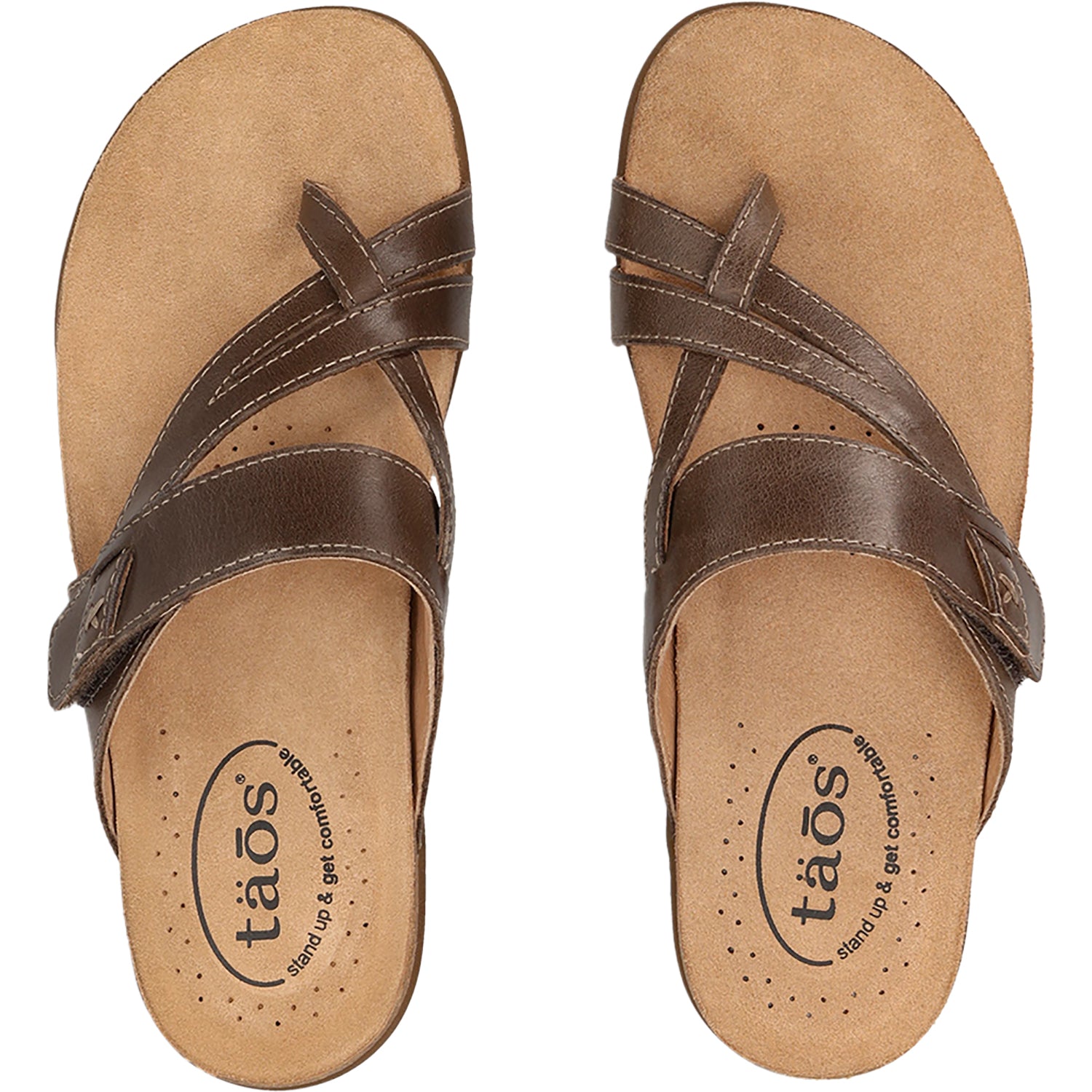 Womens Taos Taos Perfect Women's Sandals Thong Sandals Mocha Mocha