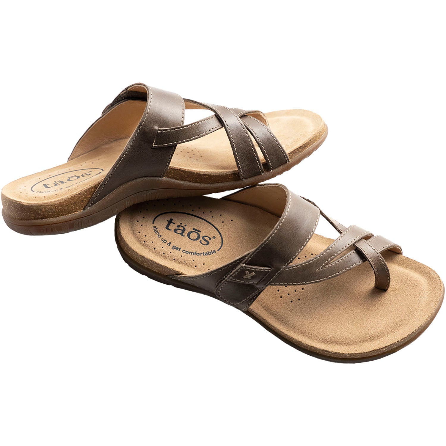 Womens Taos Taos Perfect Women's Sandals Thong Sandals Mocha Mocha
