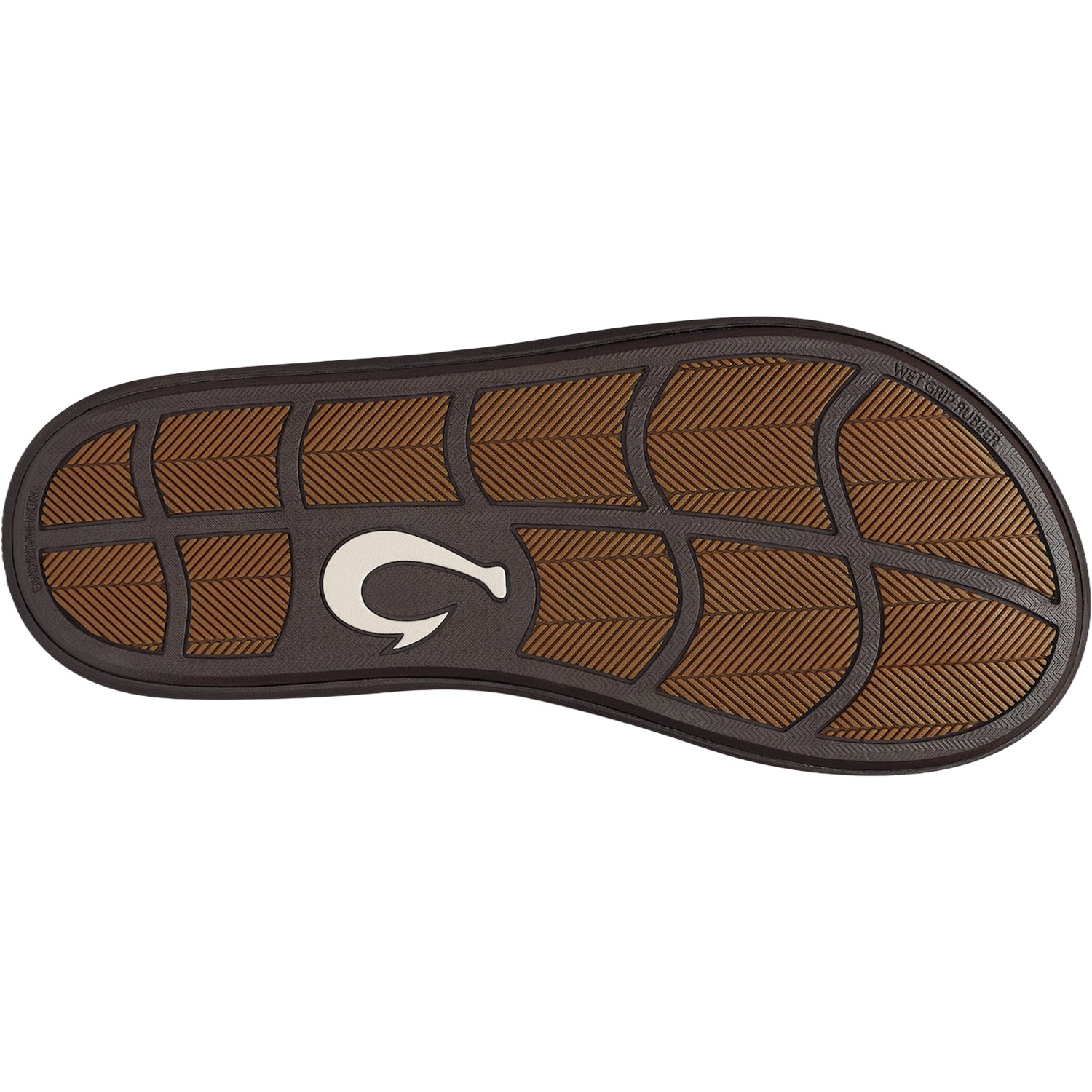 Mens Olukai OluKai Pili Men's Thong Sandals Tan/Dark Java Tan/Dark Java