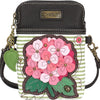 Womens Chala Chala Hydrangea Cellphone Crossbody Handbag Green Stripe Green Stripe