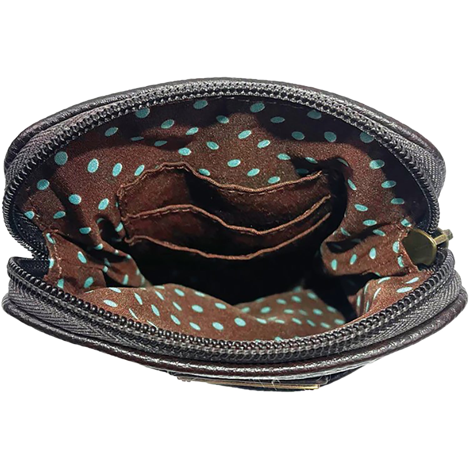 Womens Chala Chala Hydrangea Cellphone Crossbody Handbag Green Stripe Green Stripe
