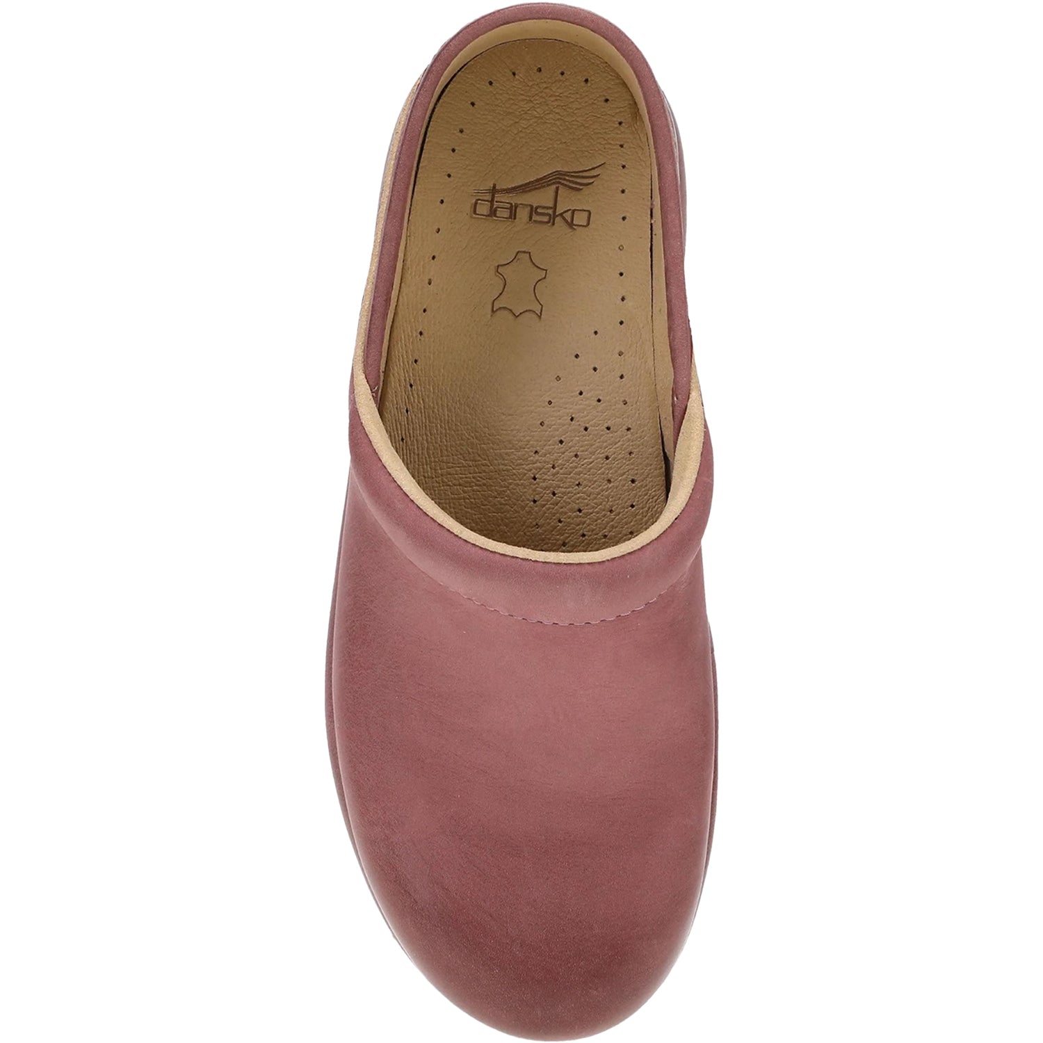 Womens Dansko Dansko Platform Pro Women's Clogs Rose Burnished Nubuck Rose Burnished Nubuck