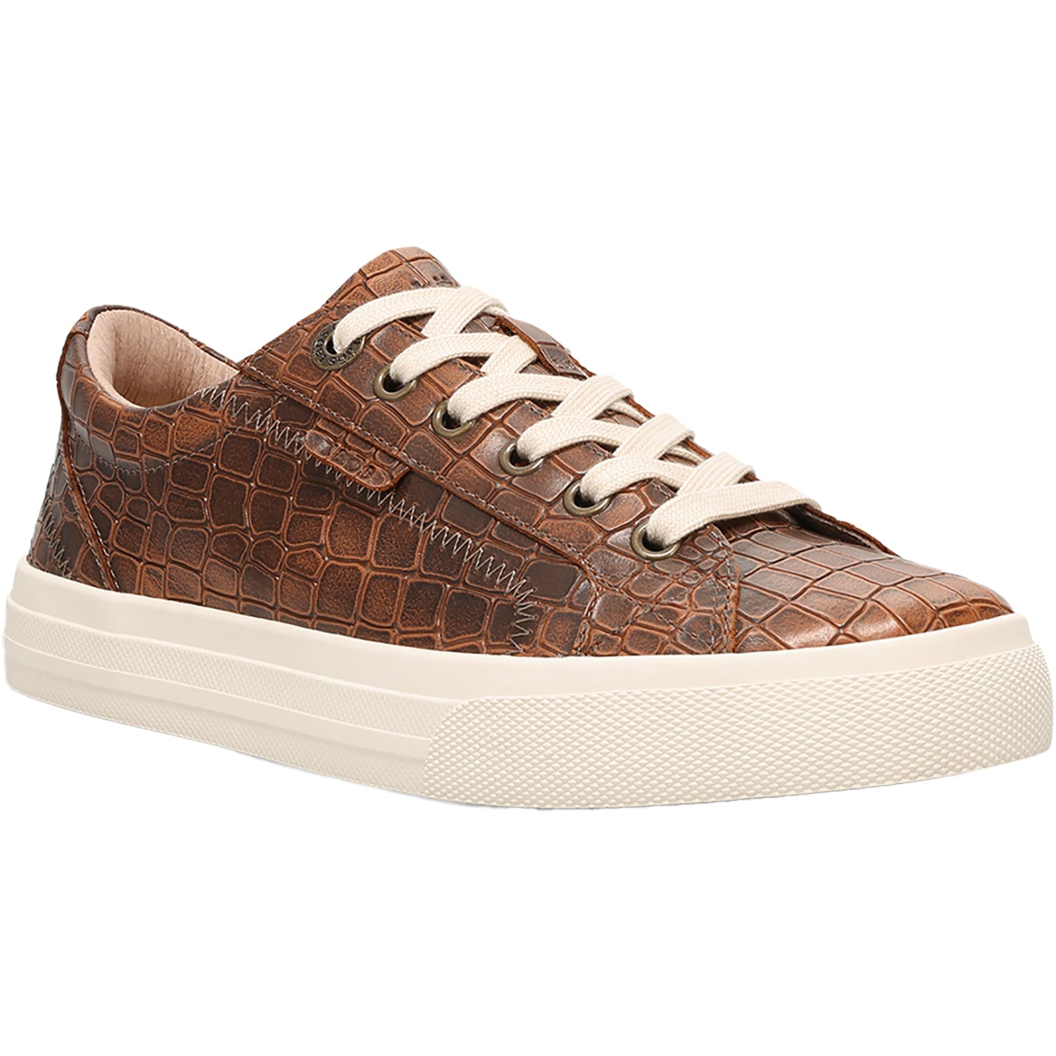 Womens Taos Taos Plim Soul Lux Women's Sporty Lace Up Shoes Brown Croco Brown Croco
