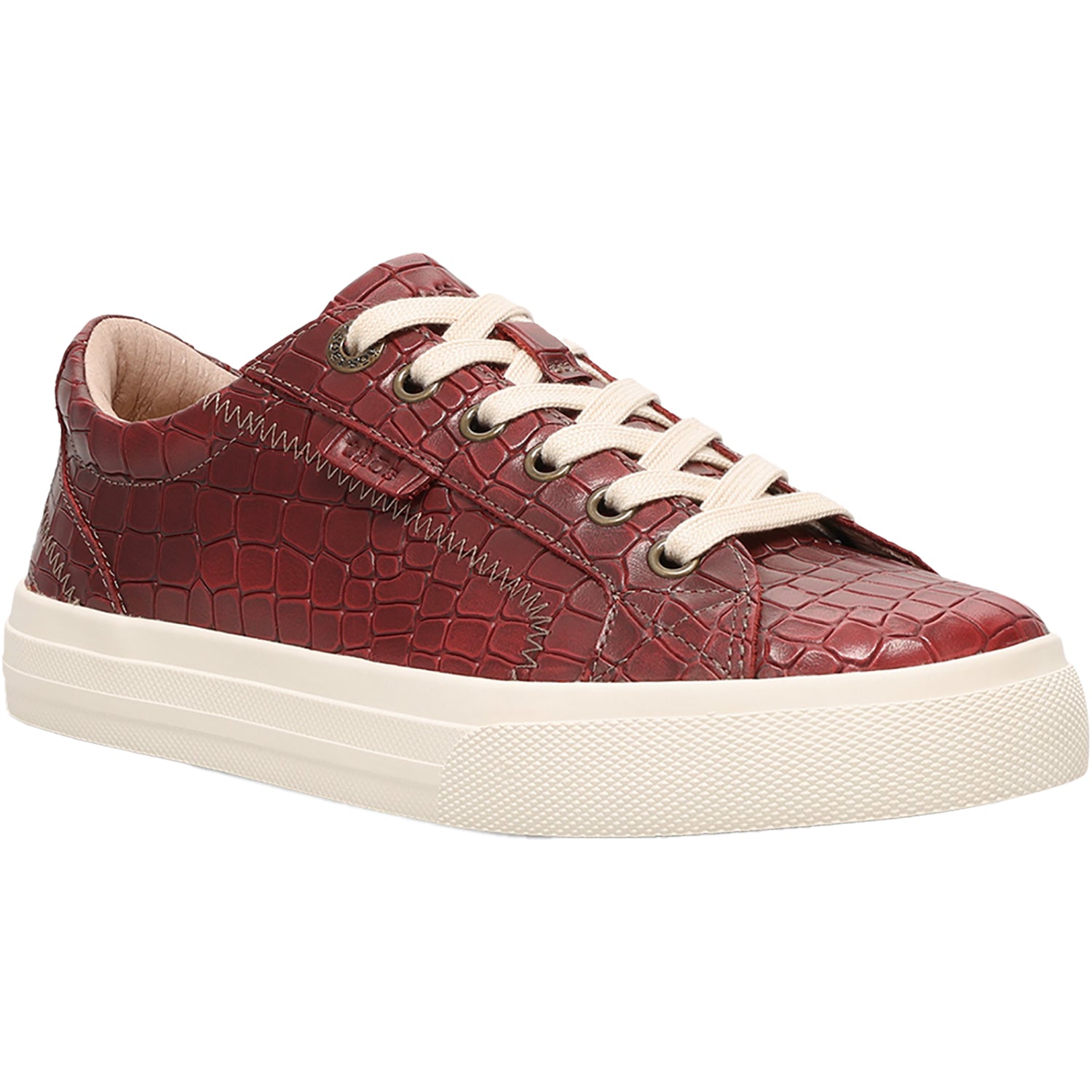 Womens Taos Taos Plim Soul Lux Women's Sporty Lace Up Shoes Red Croco Red Croco