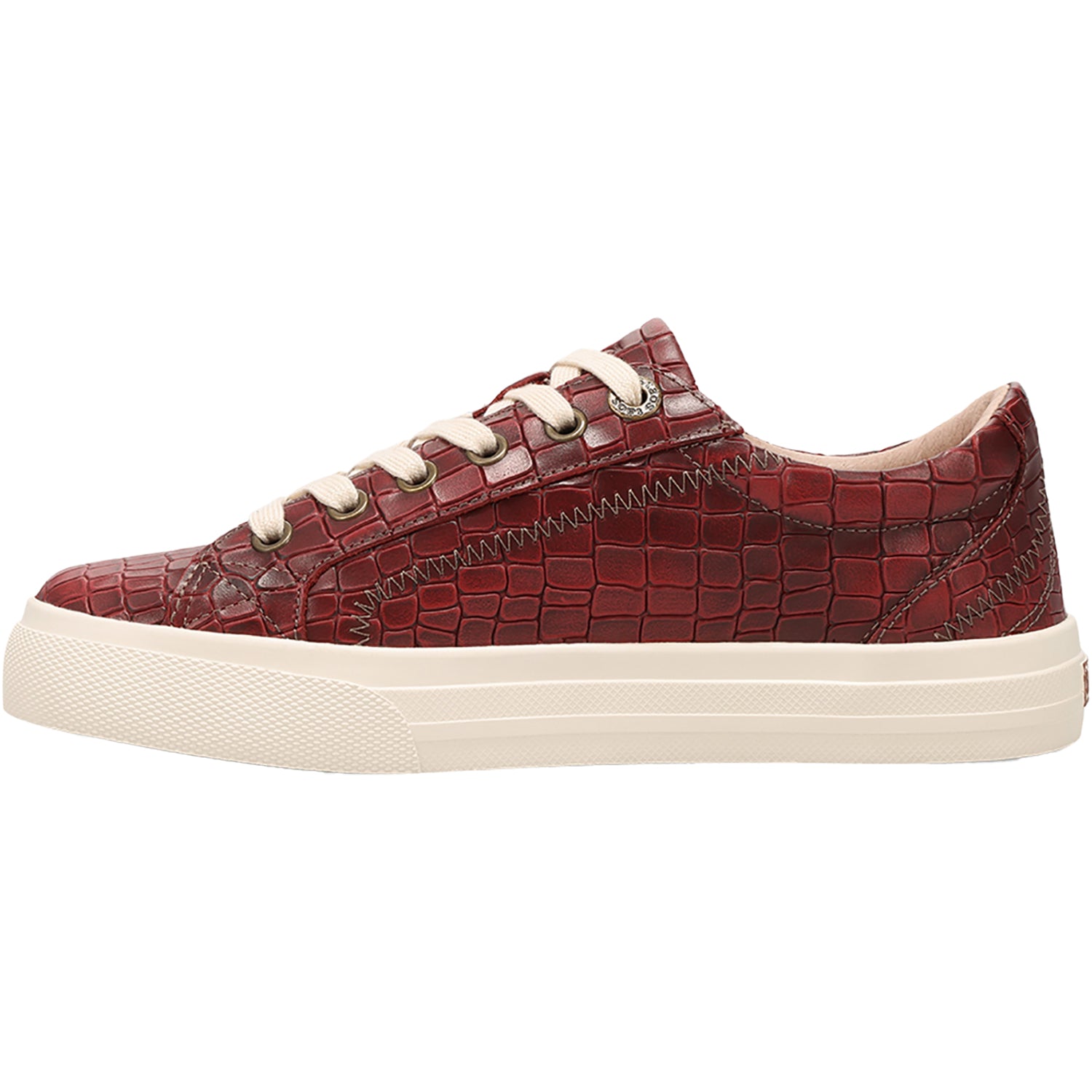 Womens Taos Taos Plim Soul Lux Women's Sporty Lace Up Shoes Red Croco Red Croco