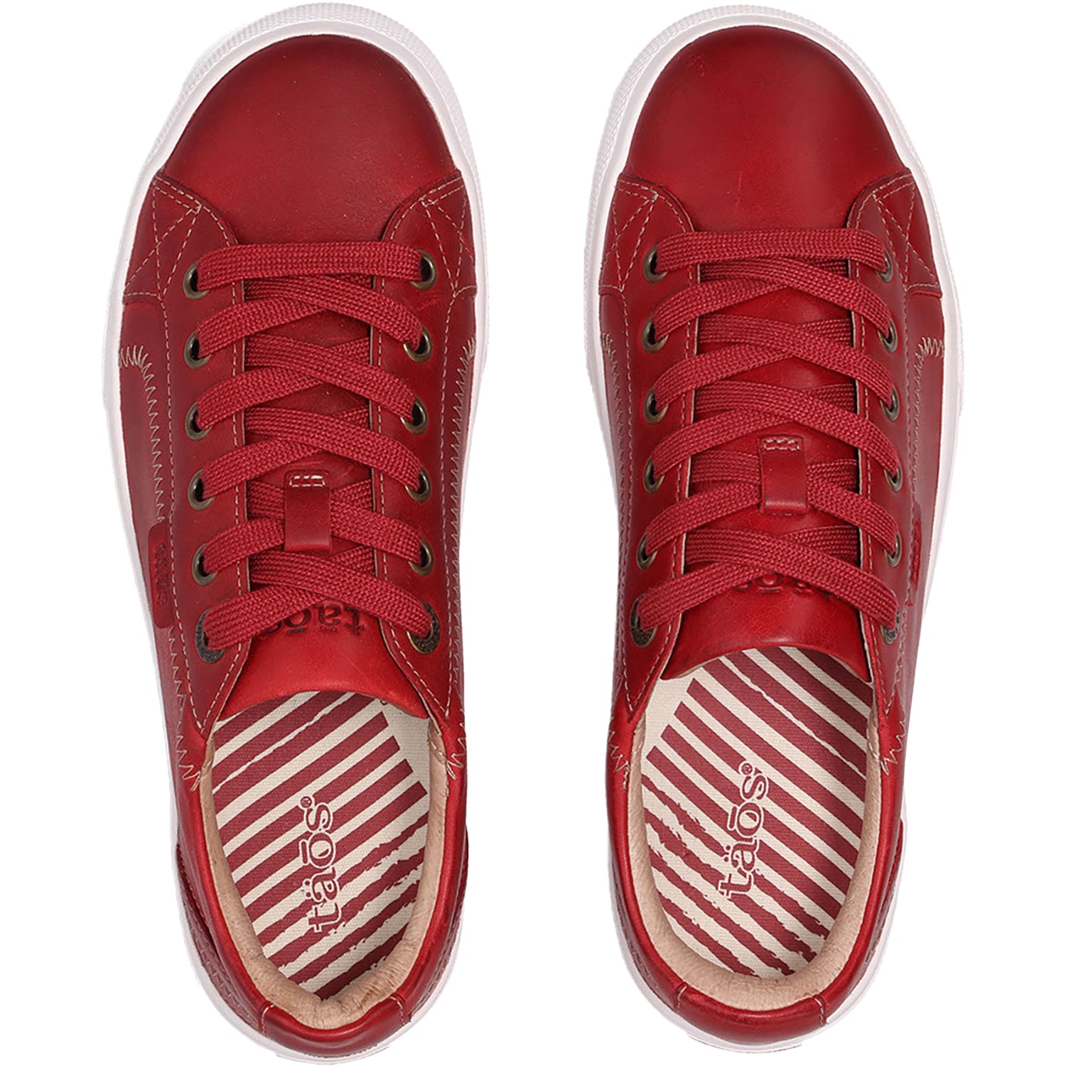 Womens Taos Women's Taos Plim Soul Lux Red Leather Red Leather