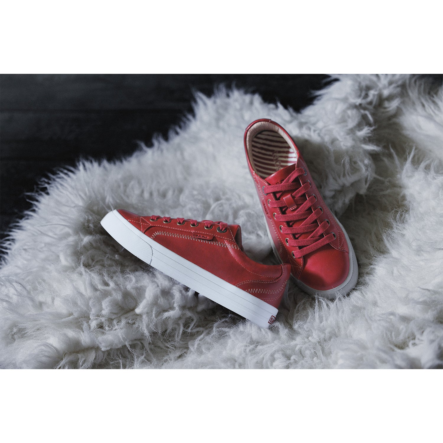 Womens Taos Women's Taos Plim Soul Lux Red Leather Red Leather