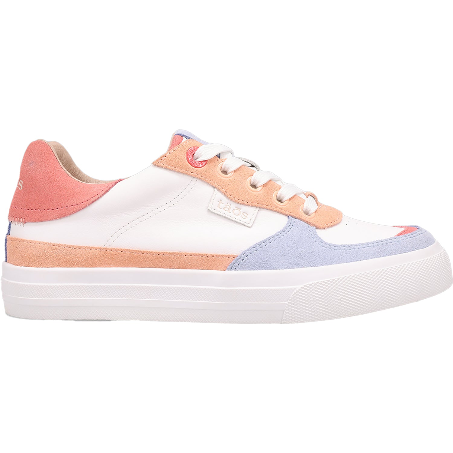 Womens Taos Taos Pop Soul Women's Sporty Lace Up Shoes Peach/Coral Multi Peach/Coral Multi