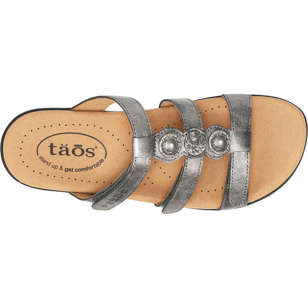 Womens Taos Women's Taos Prize 4 Pewter Leather Pewter Leather