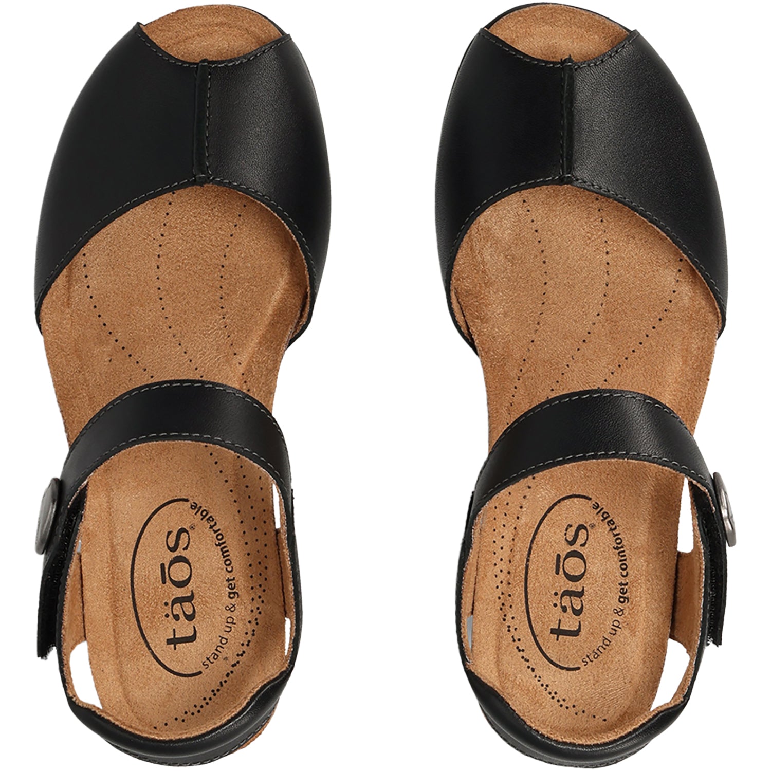 Womens Taos Taos Promise Women's Wedge Sandals Black Black