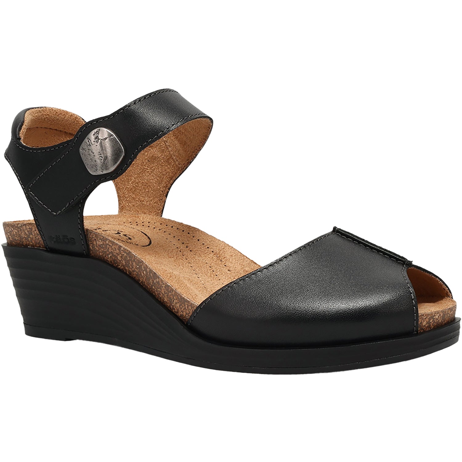 Womens Taos Taos Promise Women's Wedge Sandals Black Black
