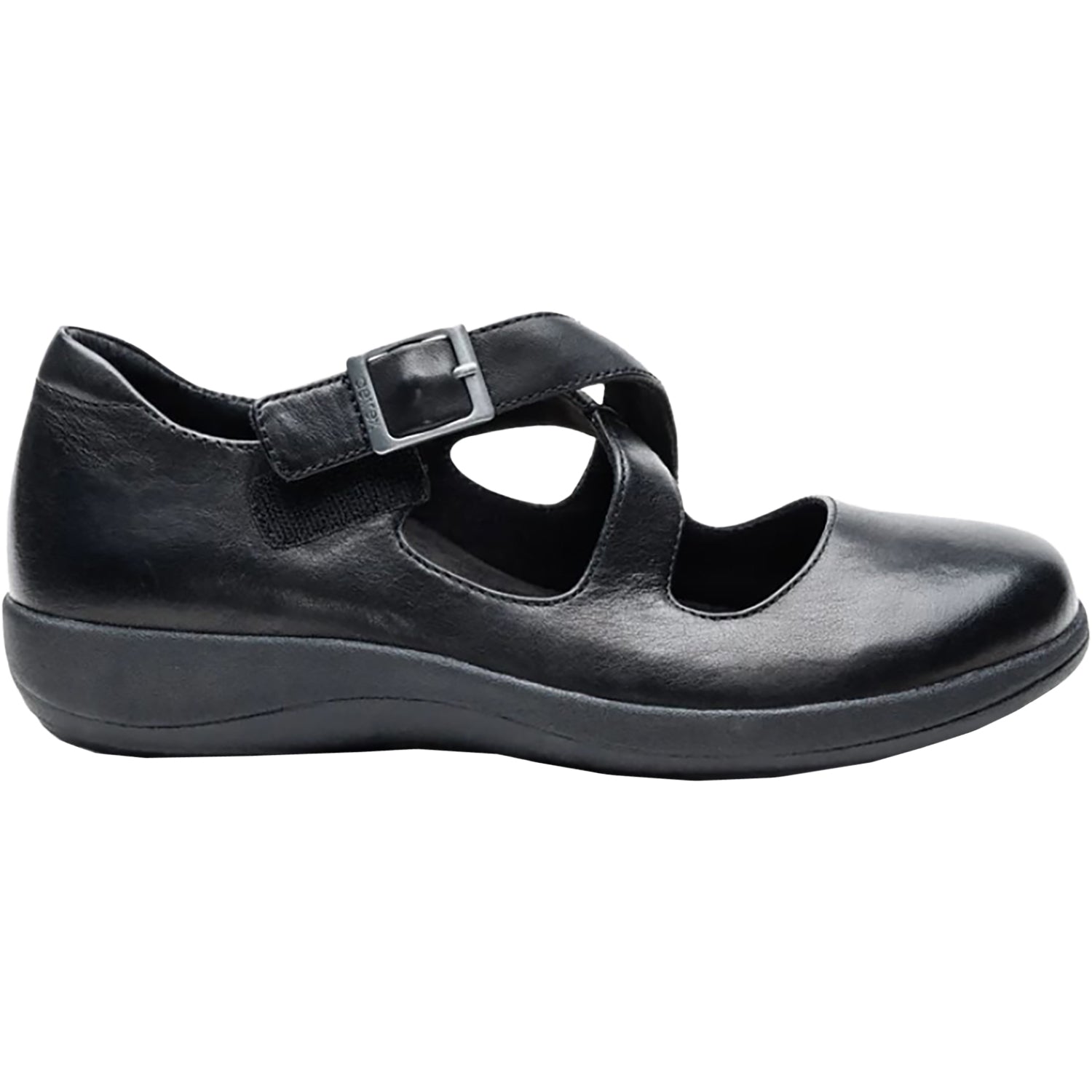 Womens Aetrex Aetrex Paisley Women's Mary Janes Black Leather Black Leather
