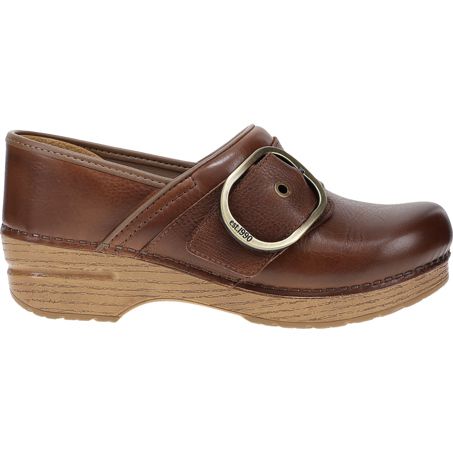 Womens Dansko Women's Dansko Pearson Brown Waxy Milled Brown Waxy Milled