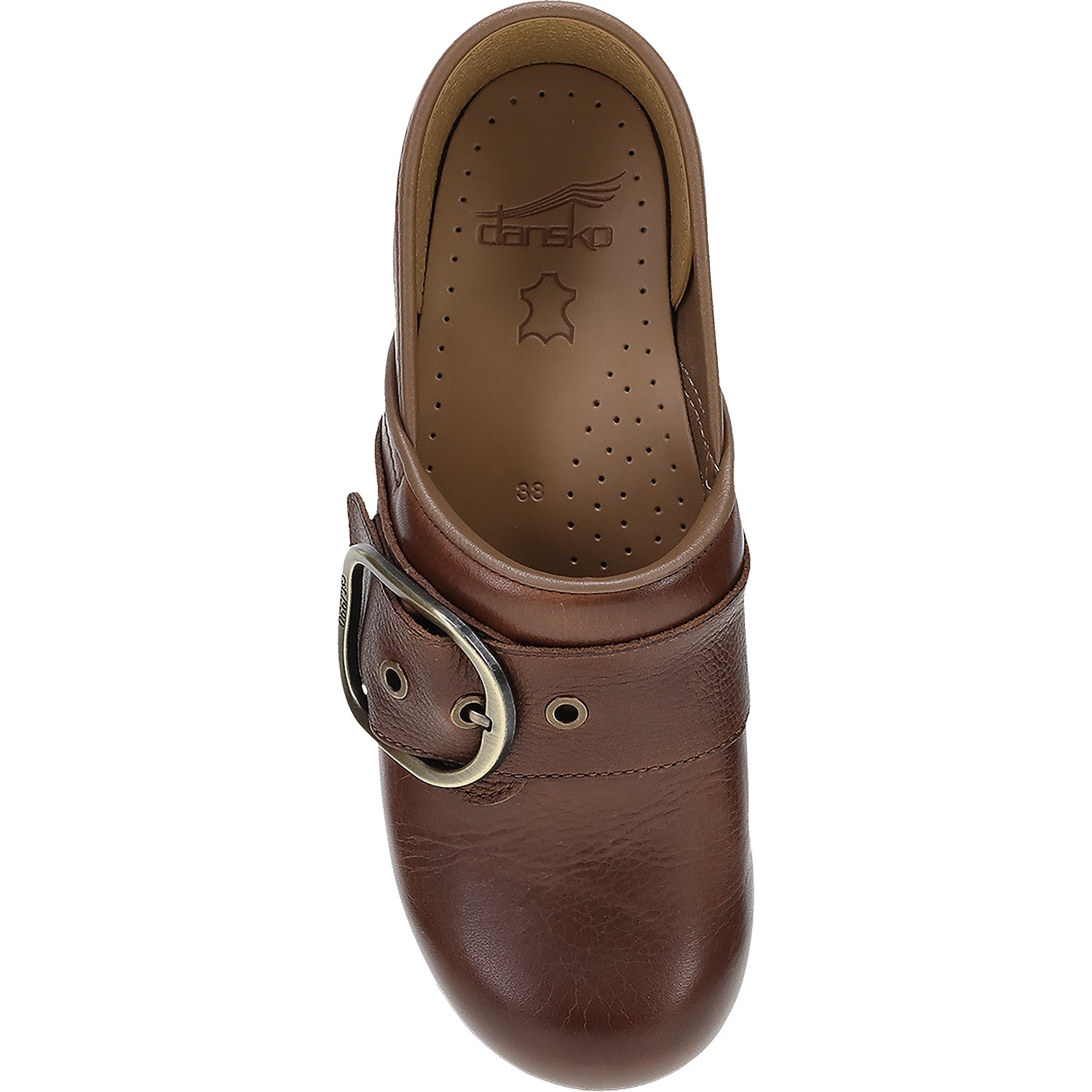Womens Dansko Women's Dansko Pearson Brown Waxy Milled Brown Waxy Milled