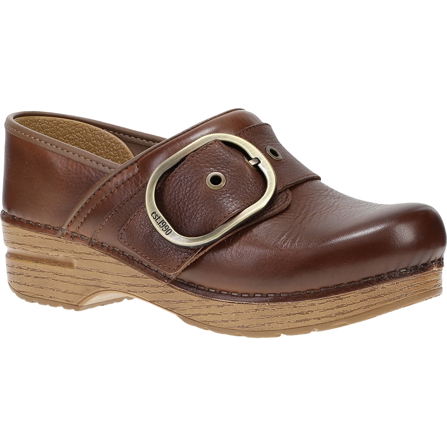 Womens Dansko Women's Dansko Pearson Brown Waxy Milled Brown Waxy Milled