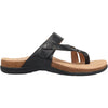 Womens Taos Taos Perfect Women's Thong Sandals Black Leather Black Leather