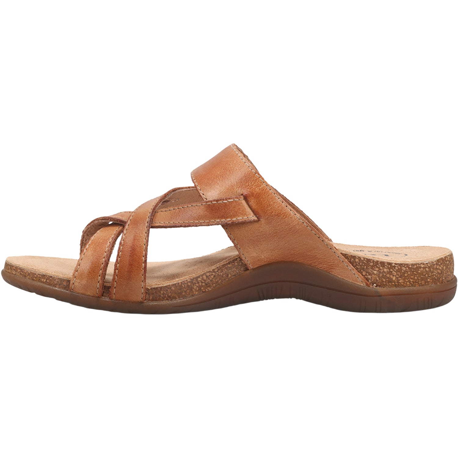 Womens Taos Taos Perfect Women's Flip Flops Sandals Tan Leather Tan Leather