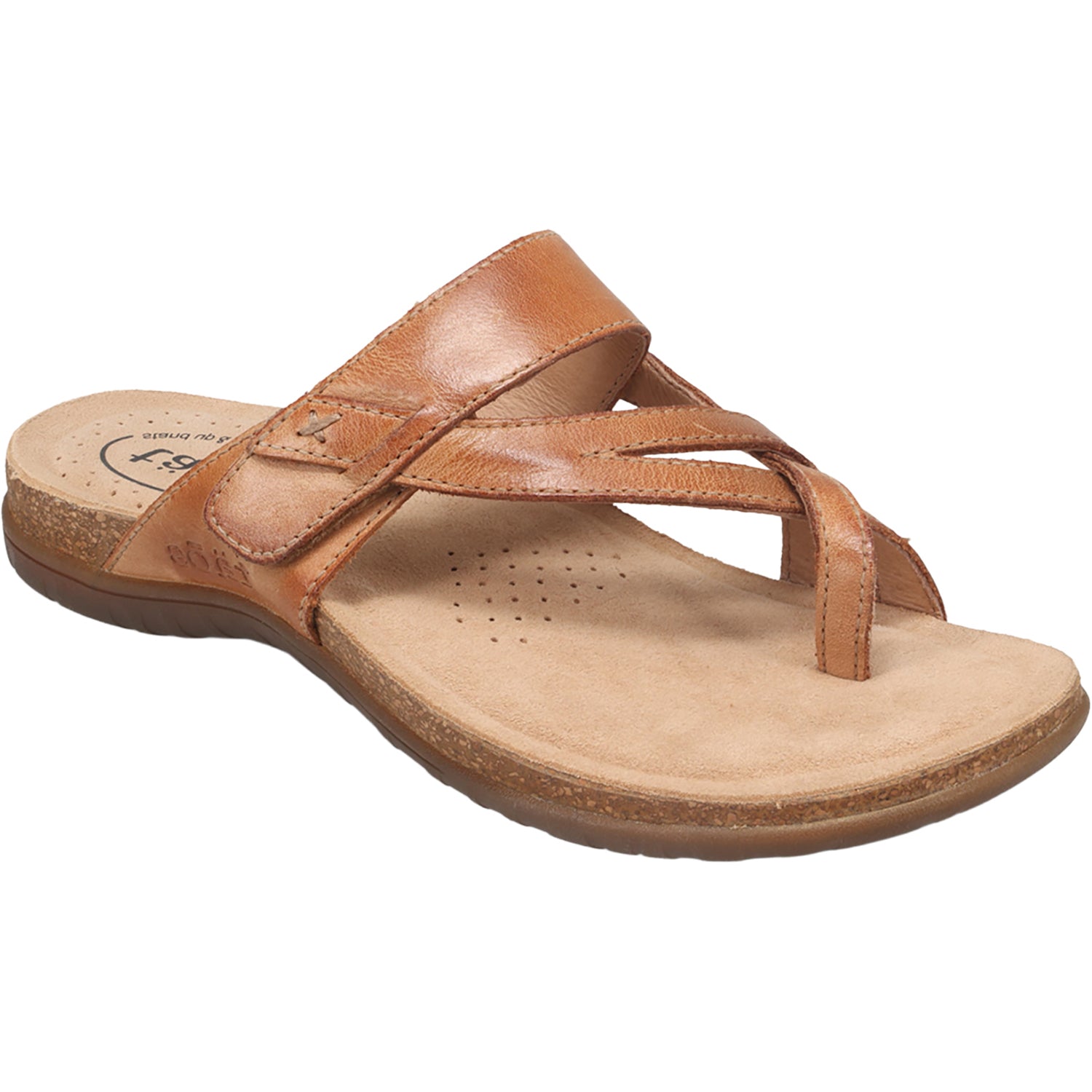 Womens Taos Taos Perfect Women's Flip Flops Sandals Tan Leather Tan Leather