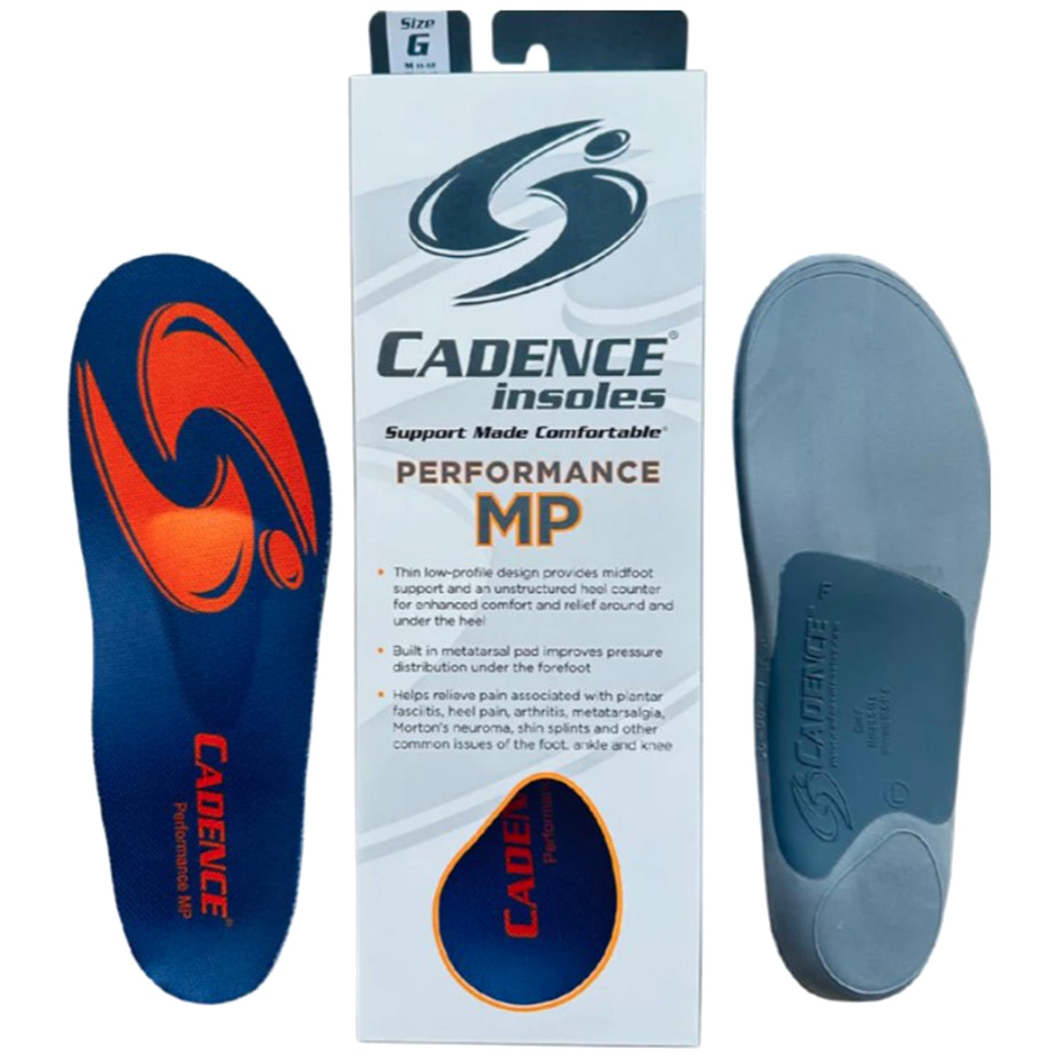 Unisex Cadence insole Cadence Performance MP Insoles