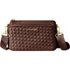 Womens Baggallini Baggallini Woven Crossbody Handbag Ganache Woven Twill Ganache Woven Twill