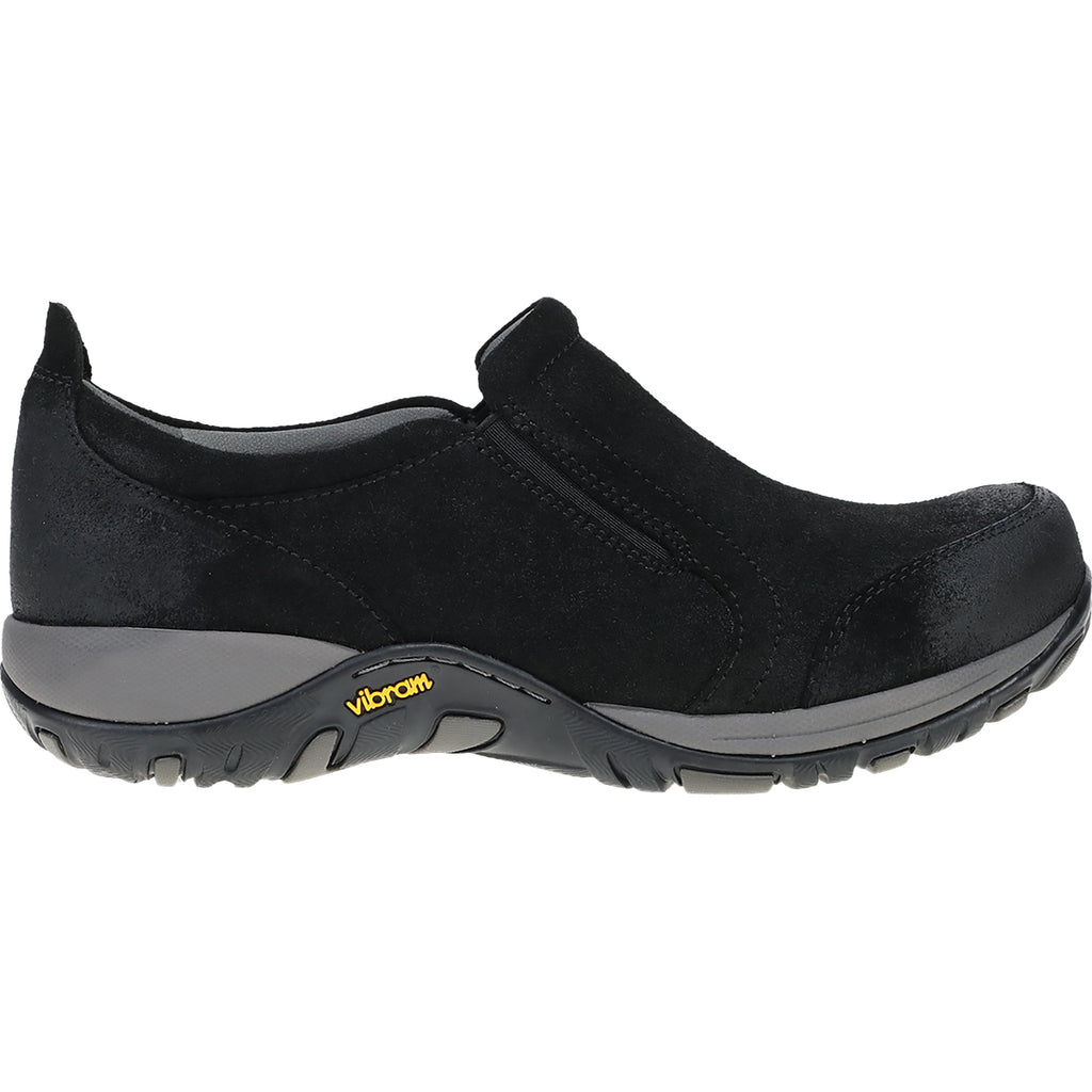 Women's Dansko Pippy Black Waterproof Burnished Suede