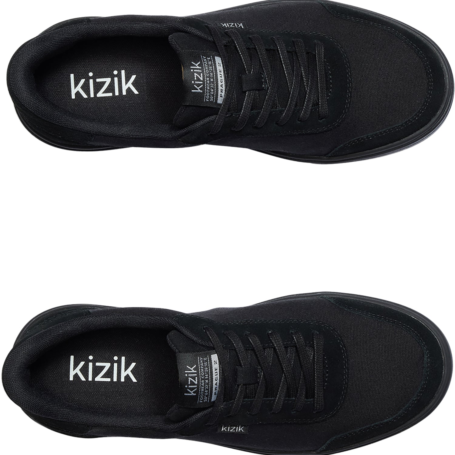 Mens Kizik Men's Kizik Prague 2 Blackout Blackout