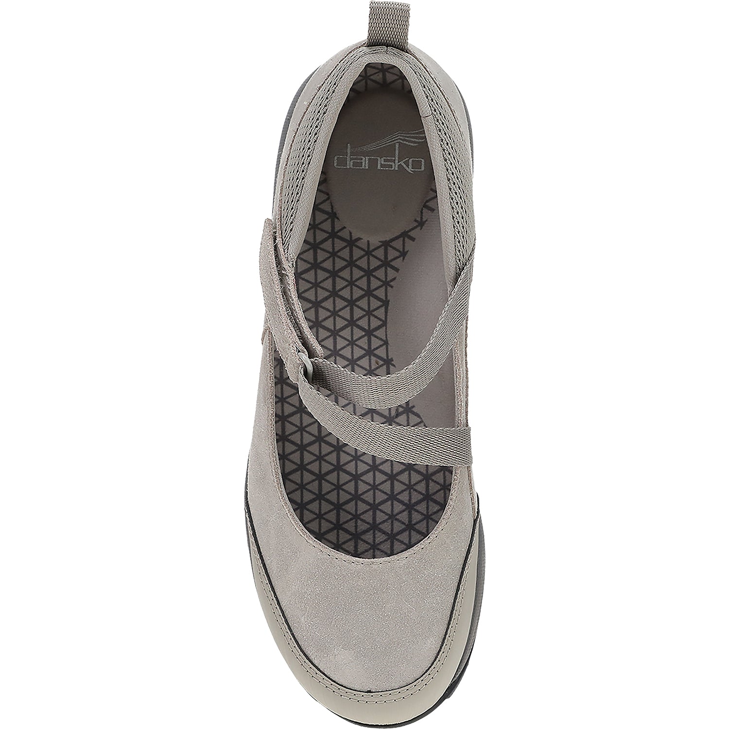 Womens Dansko Dansko Primrose Women's Sporty Mary Jane Taupe Burnished Suede Taupe Burnished Suede