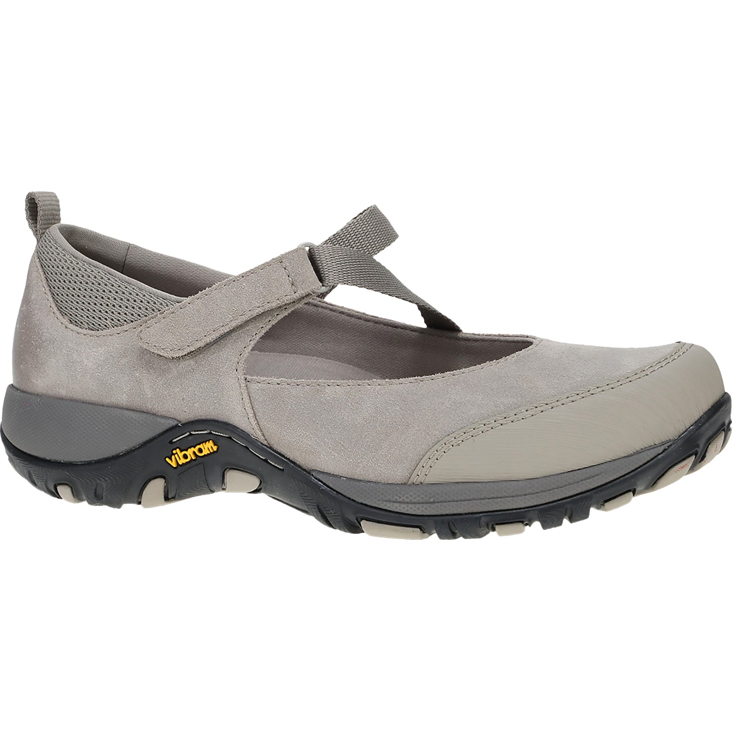 Womens Dansko Dansko Primrose Women's Sporty Mary Jane Taupe Burnished Suede Taupe Burnished Suede