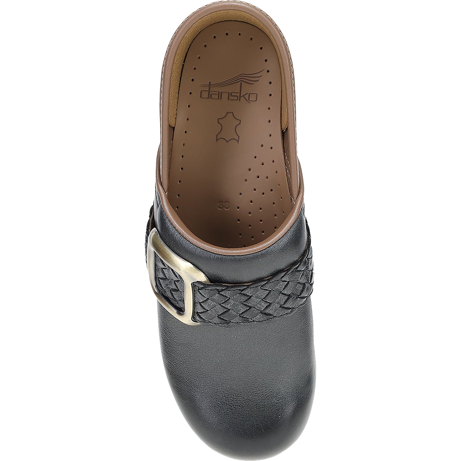 Womens Dansko Dansko Pro Braided Clog Women's Closed Back Clogs Black Black