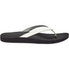 Womens Olukai Women's OluKai Puawe White/Black Synthetic White/Black Synthetic