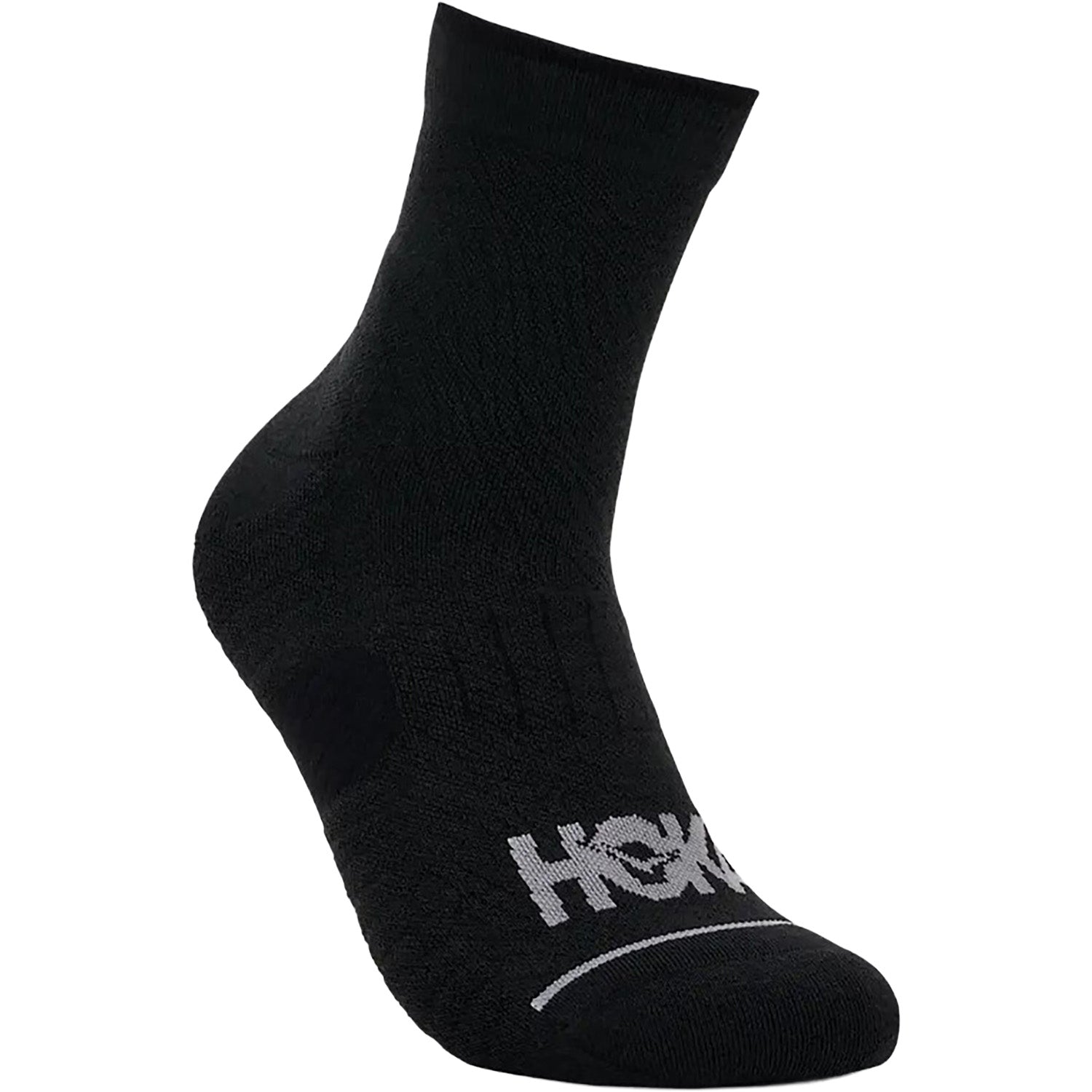 Mens Hoka one one Hoka Quarter Run 3-Pack Men's Socks Black Black
