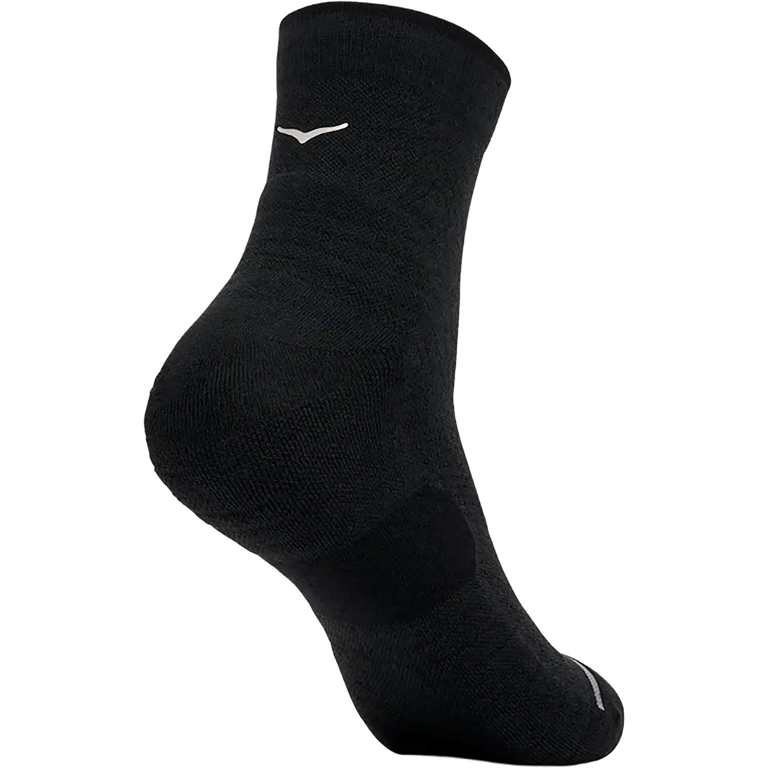 Mens Hoka one one Hoka Quarter Run 3-Pack Men's Socks Black Black