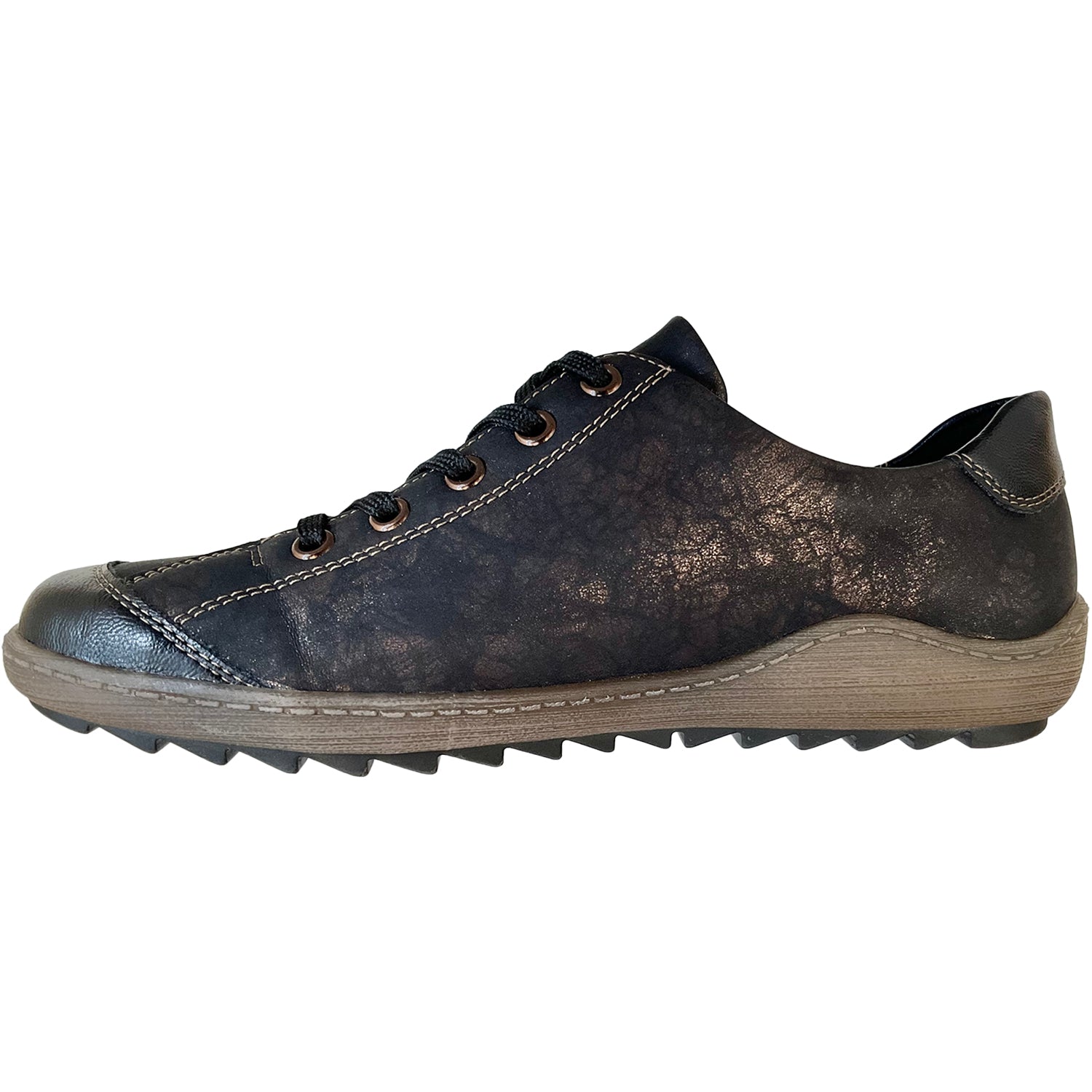 Womens Remonte Remonte R1402-07 Liv Women's Sneakers Schwarz/Schwarz/Antique Schwarz/Schwarz/Antique