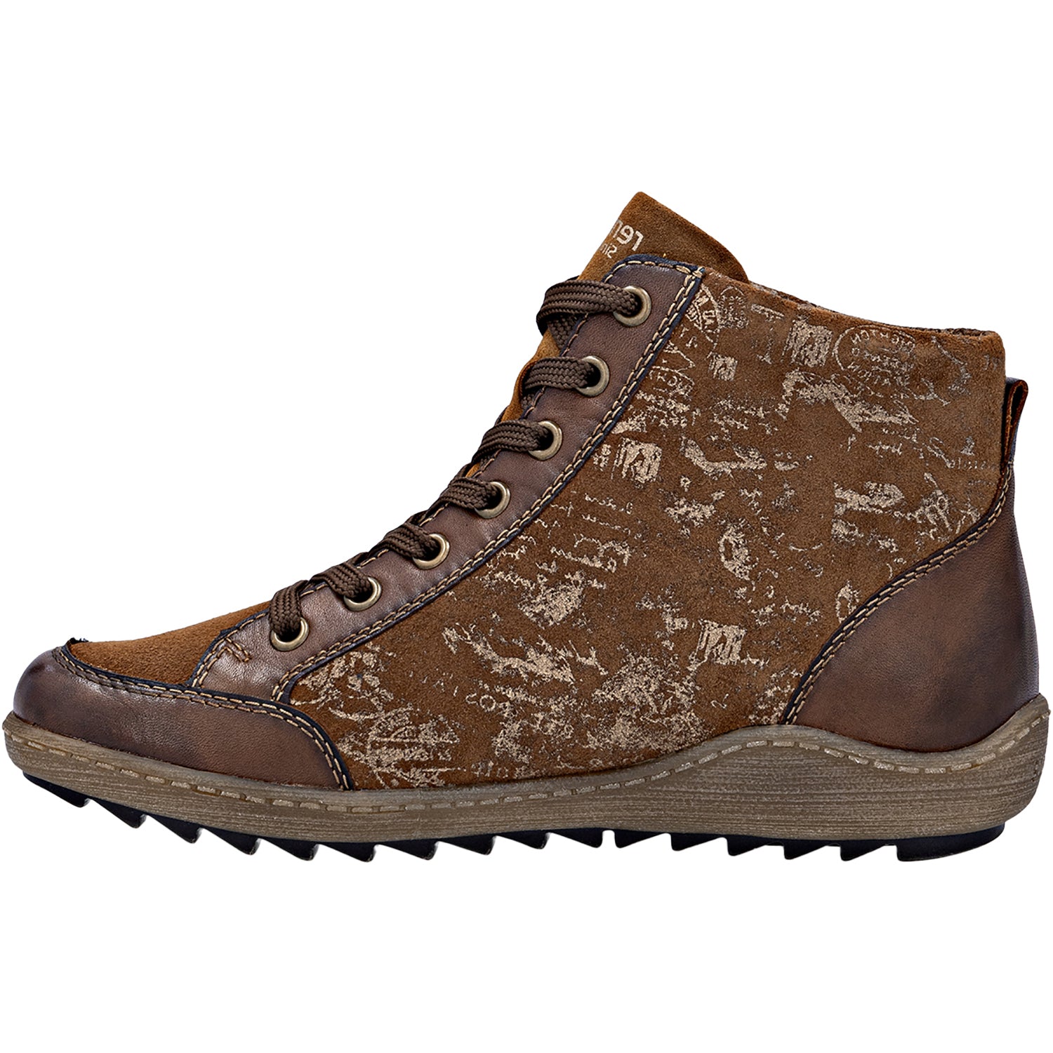 Womens Remonte Women's Remonte R1441-24 Liv 41 Chestnut/Wood Leather/Suede Chestnut