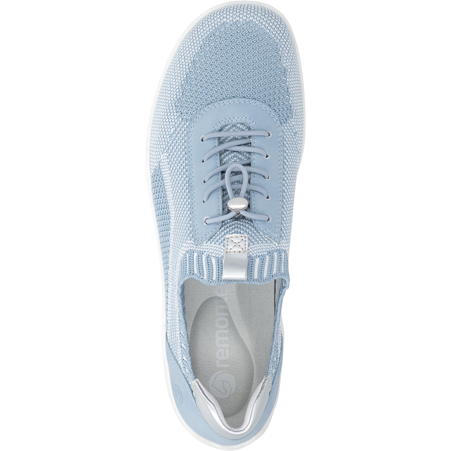 Womens Remonte Remonte R3518-12 Women's Athletic/Athleisure Shoes Adria-Weiss/Aqua/Silver Adria-Weiss/Aqua/Silver