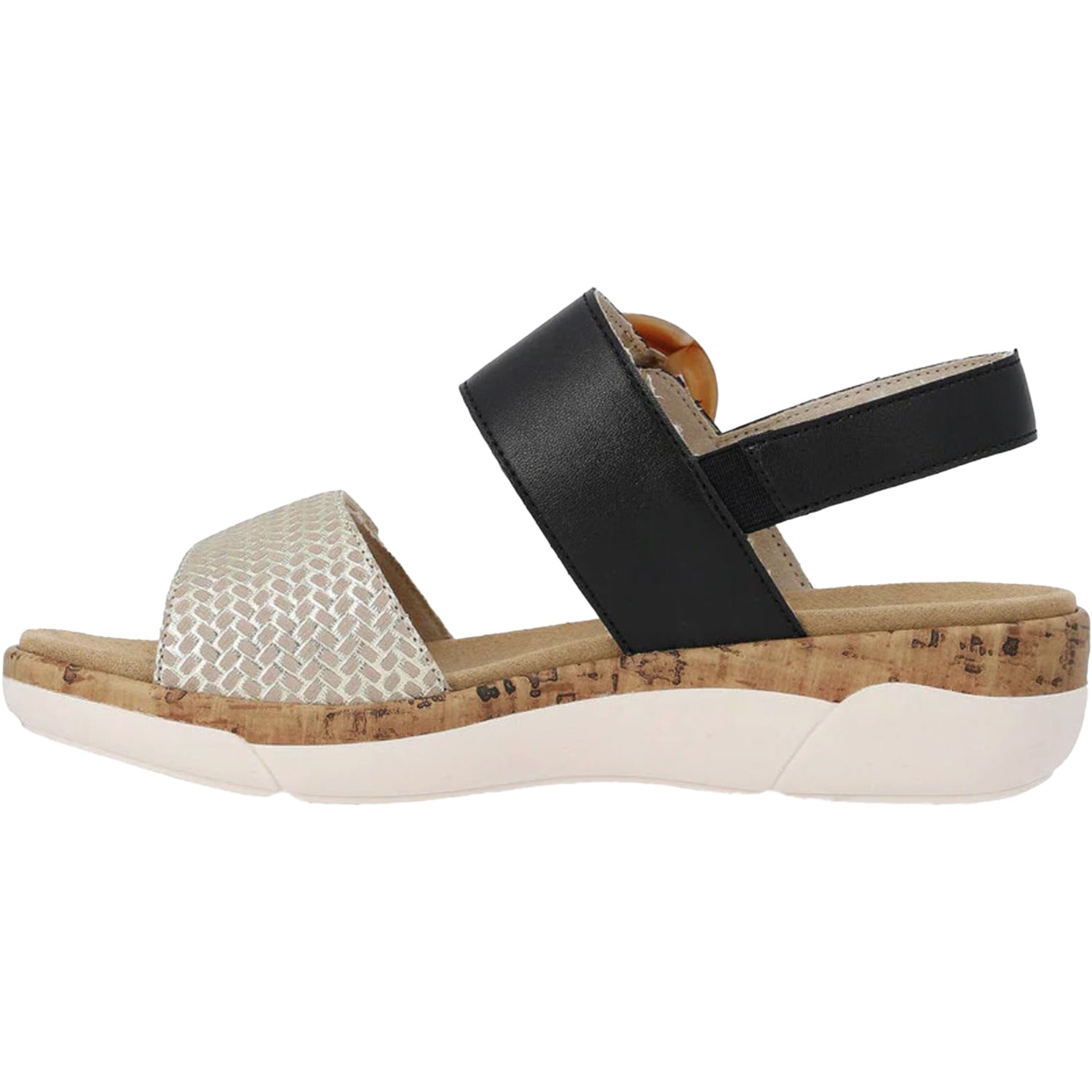 Womens Remonte Remonte R6853-02 Jocelyn 53 Women's Sandals Beige/Gold/Schwarz Beige/Gold/Schwarz