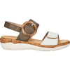 Womens Remonte Women's Remonte R6853-54 Jocelyn 53 Off White/Forest Leather Off White/Forest Leather