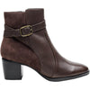 Womens Aetrex Women's Aetrex Rebecca Dark Brown Leather/Suede Combi Dark Brown Leather/Suede Combi