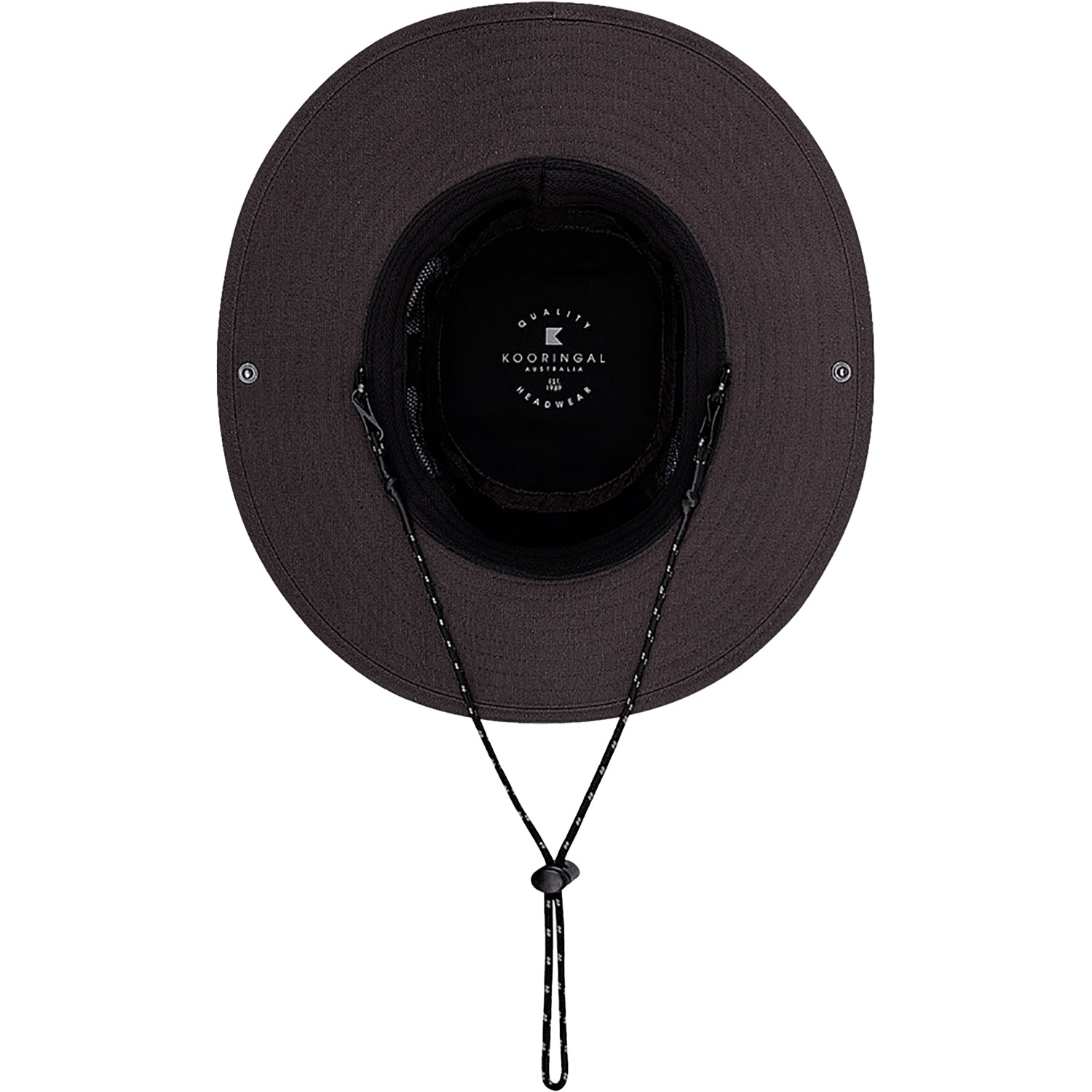 Mens Kooringal Kooringal Hats Redondo Mid Brim Men's Hat Charcoal Charcoal