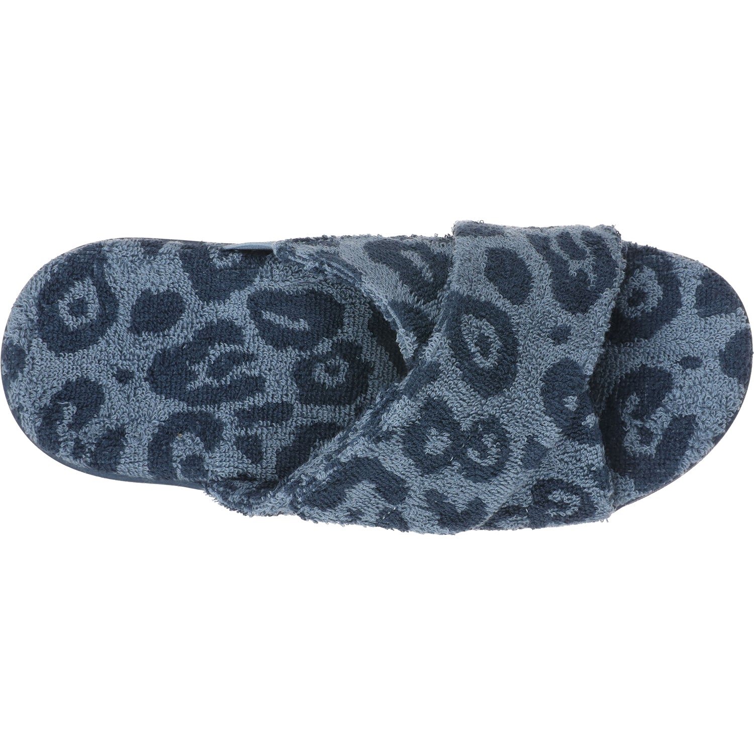 Womens Vionic Women's Vionic Relax Blue Multi Leopard Terry Blue Multi Leopard Terry