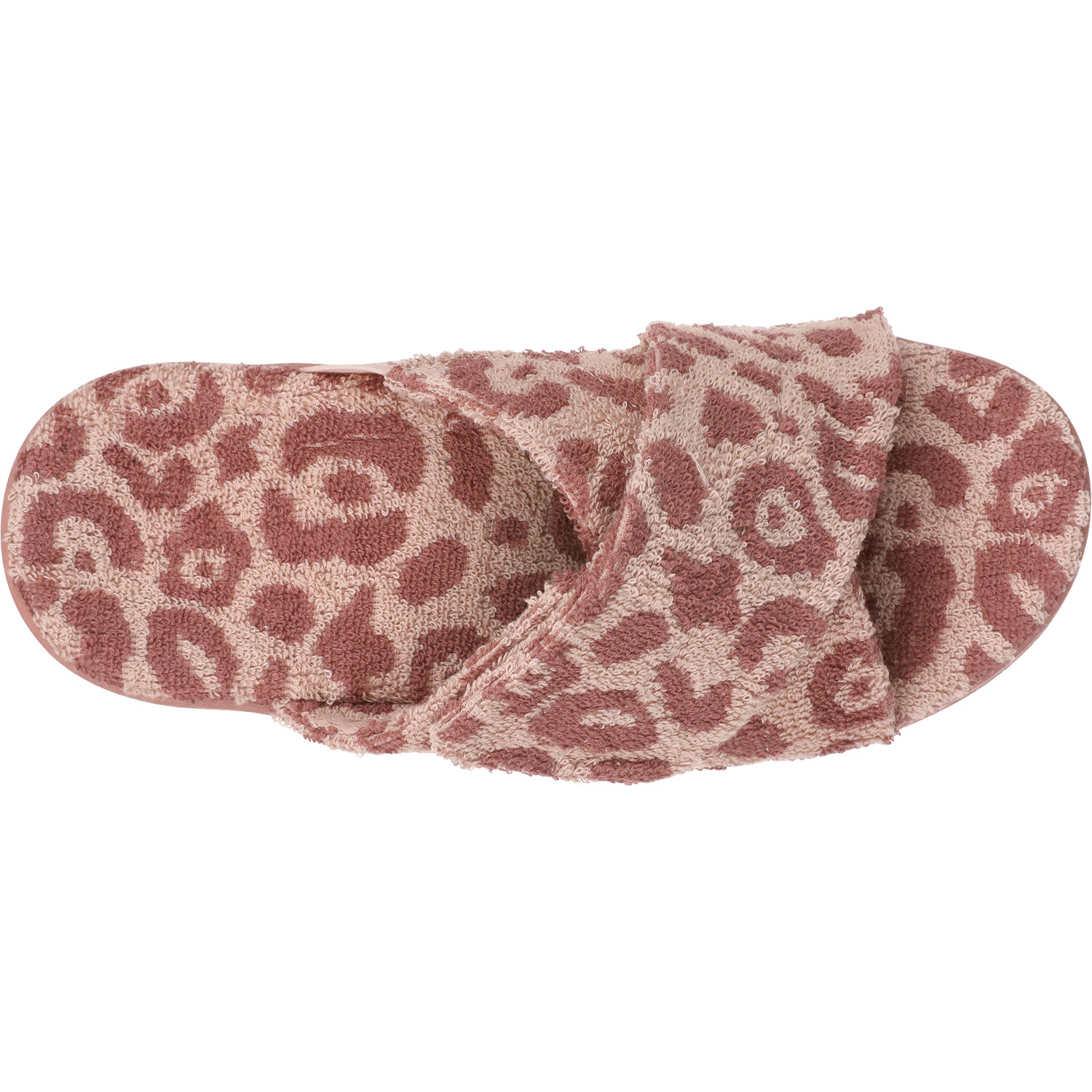 Womens Vionic Women's Vionic Relax II Pink Multi Leopard Terry Pink Multi Leopard Terry