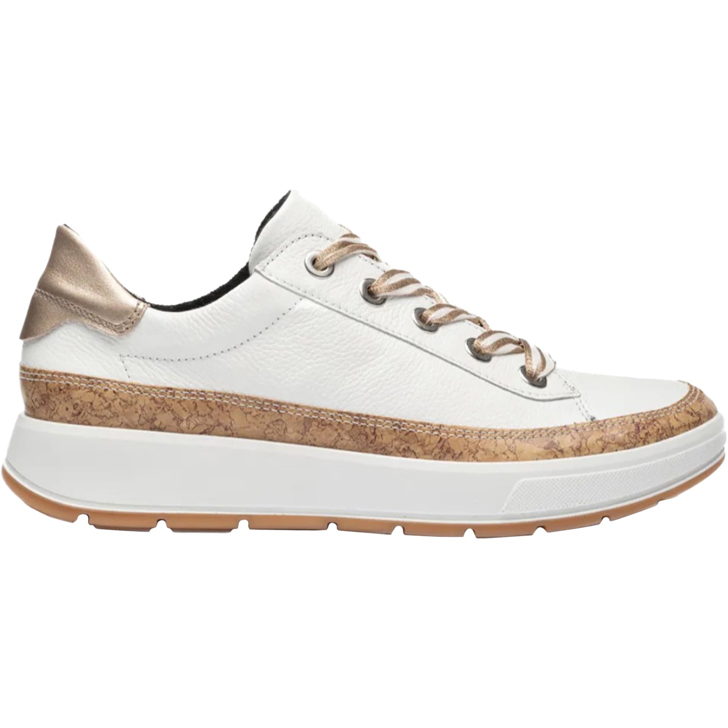 Womens Ara shoes Ara Rem Women's Sporty Lace Up Shoes Natural/White/Sand Natural/White/Sand