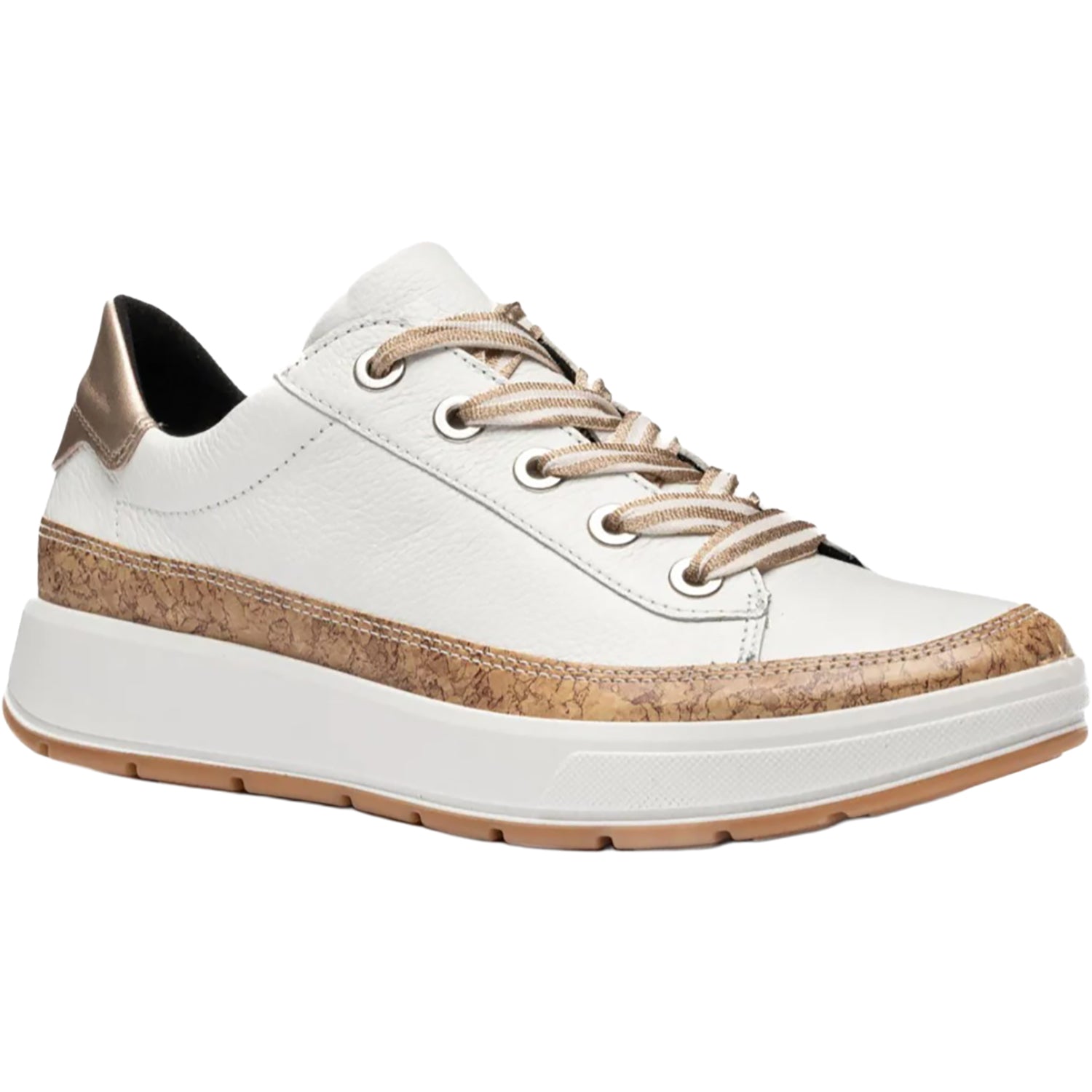 Womens Ara shoes Ara Rem Women's Sporty Lace Up Shoes Natural/White/Sand Natural/White/Sand