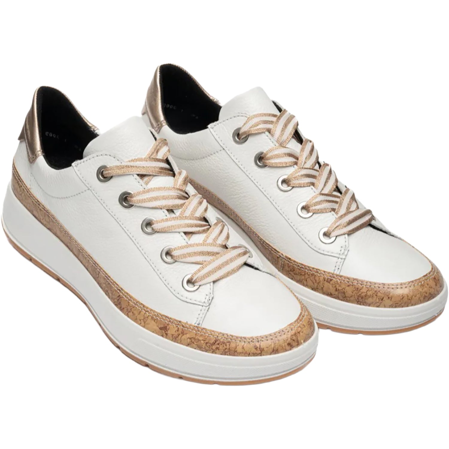 Womens Ara shoes Ara Rem Women's Sporty Lace Up Shoes Natural/White/Sand Natural/White/Sand