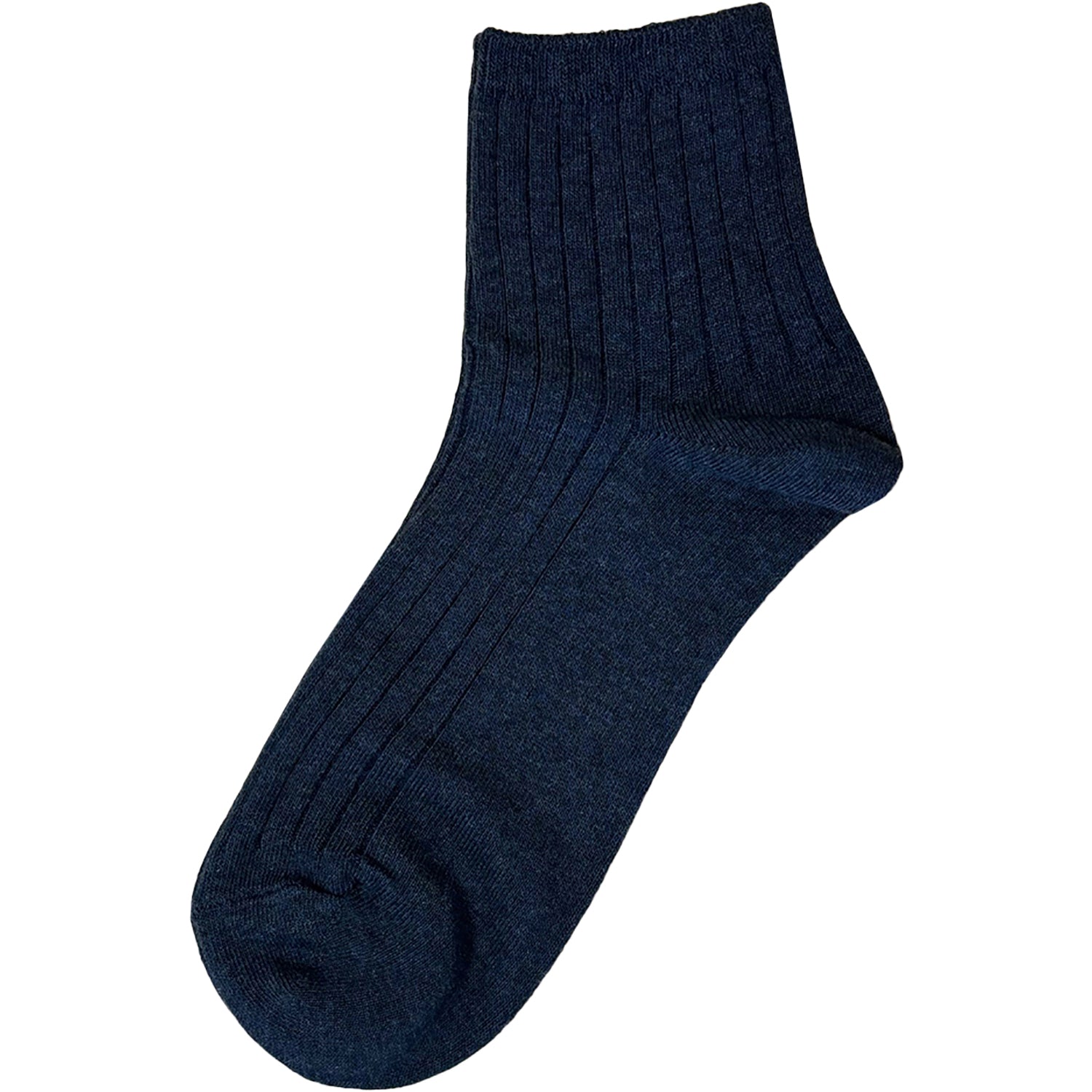 Womens Hot sox Hot Sox Rib Colorblock Ankle 3pk Women's Socks Denim/Grey/Multi Denim/Grey/Multi