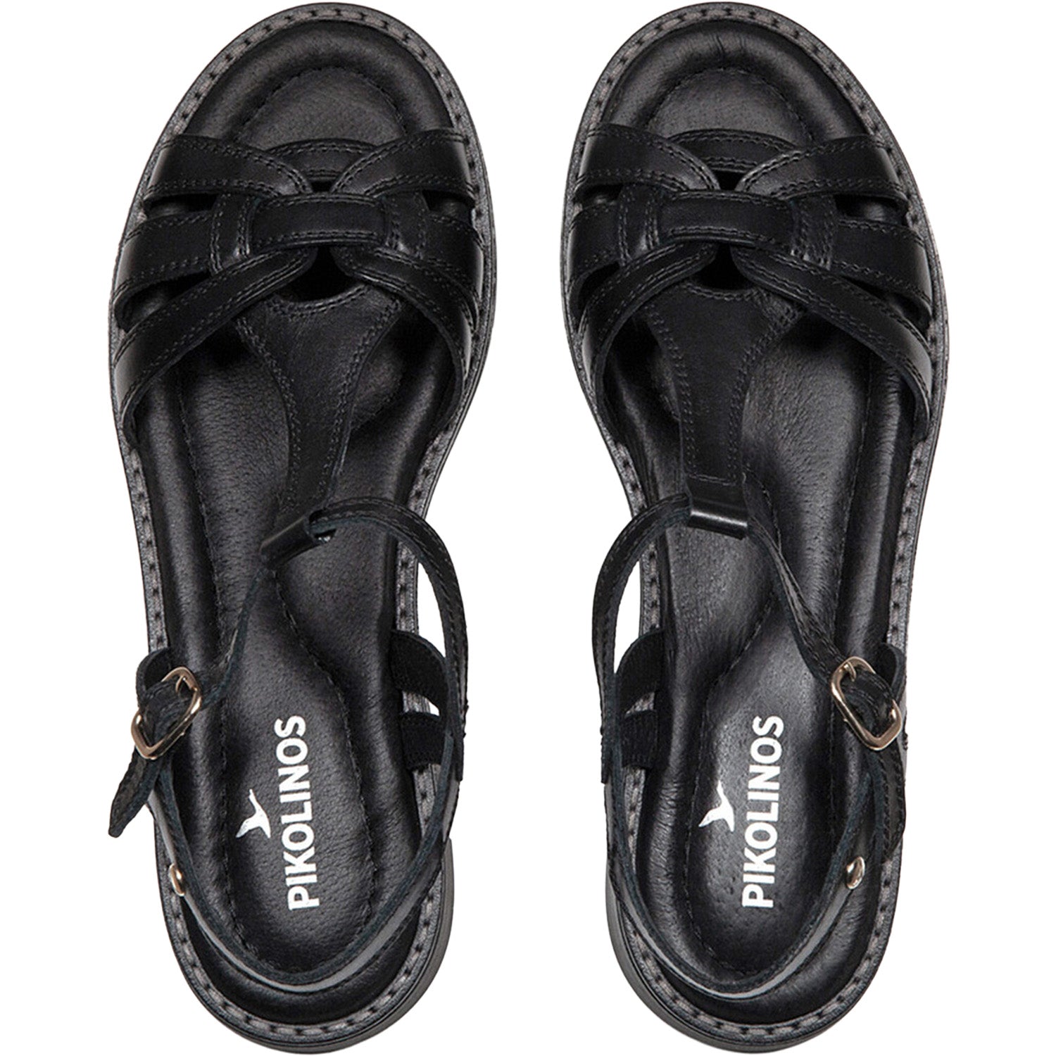 Womens Pikolinos Pikolinos Roquetas W9B-0789 Women's Sandals Black Black