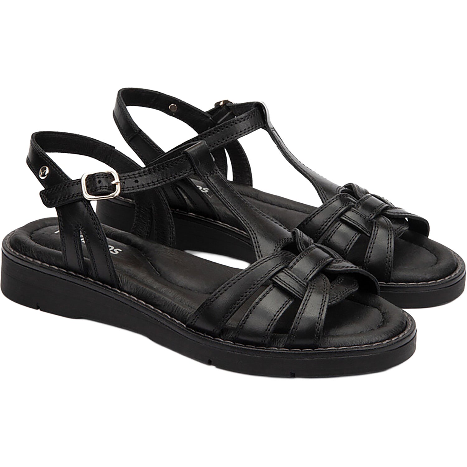 Womens Pikolinos Pikolinos Roquetas W9B-0789 Women's Sandals Black Black