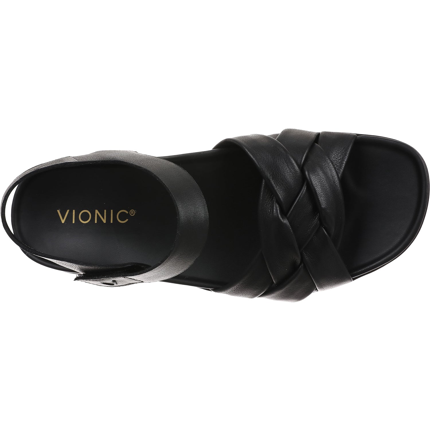 Womens Vionic Vionic Rosa Women's Sandals Black Leather Black Leather