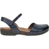 Womens Dansko Women's Dansko Rowan Waxy Burnished Navy Waxy Burnished