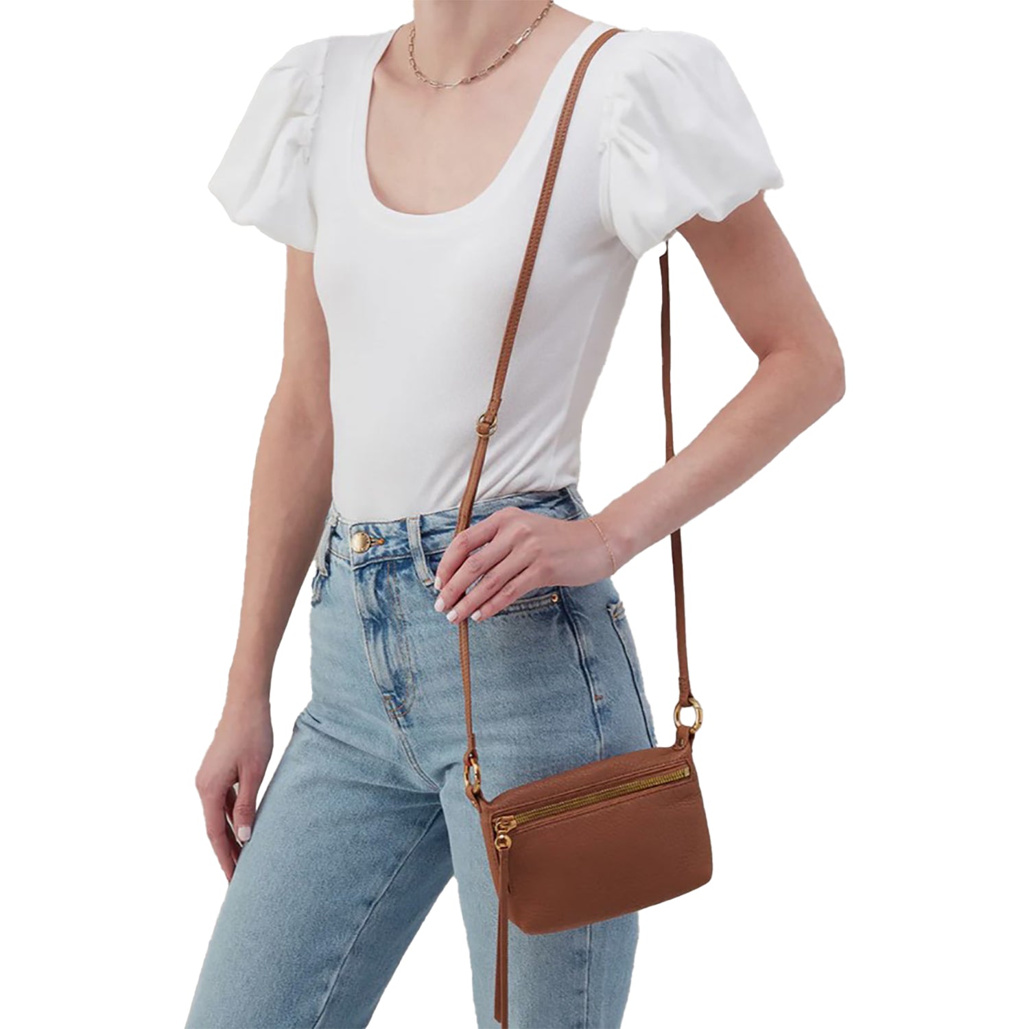 Womens Hobo Hobo International Run About Crossbody Warm Honey Pebbled Leather Warm Honey Pebbled Leather